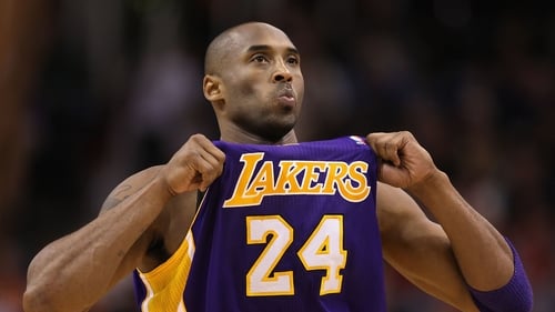 Kobe Bryant won five NBA titles during a glittering basketball career