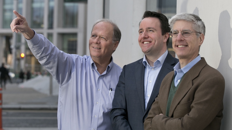 Bill Stemper, President of Comcast Business; Alan Foy CEO of Blueface and Bob Victor SVP of Comcast Business