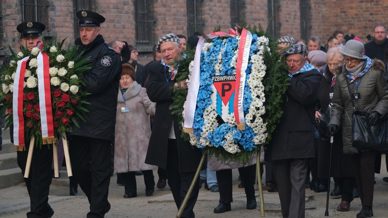 Two ceremonies marked the 75th anniversary of the liberation of Auschwitz in German-occupied Poland by Soviet forces