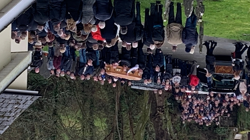 Funeral mass for Willie Whelan took place this afternoon in Poulfur