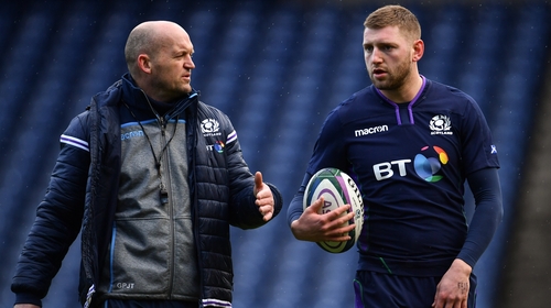 Gregor Townsend and Finn Russell