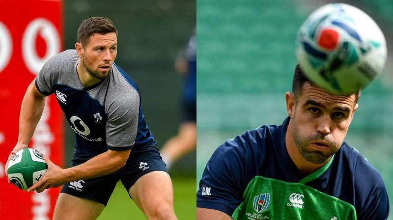 John Cooney and Conor Murray are the leading contenders for the scrum-half position against Scotland