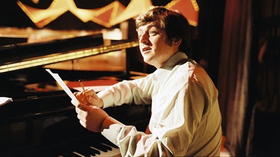 Bill Whelan during recording of 'The Johnny Logan Special' (1980)