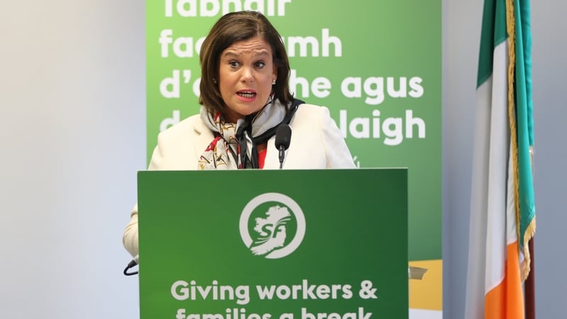 Sinn Féin leader Mary Lou McDonald will detail the party's drug and alcohol misuse policies this afternoon