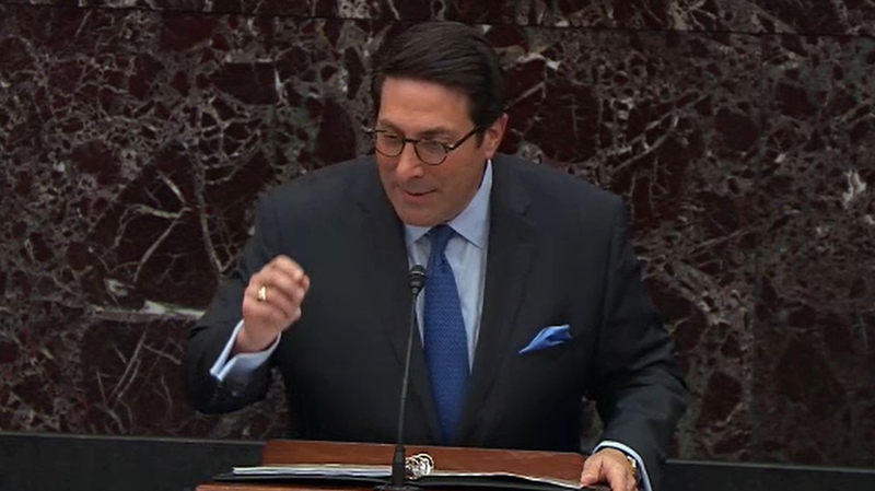 Donald Trump's personal lawyer Jay Sekulow addressing the Senate