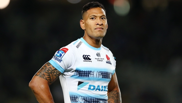 Israel Folau said on social media that 'hell awaits' gay people