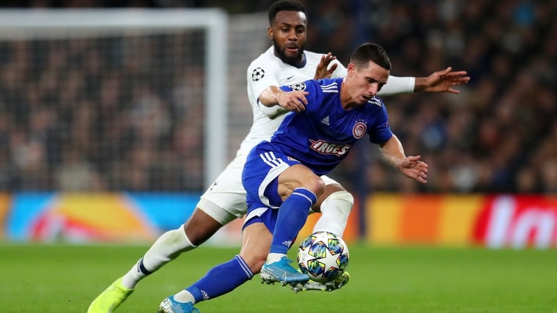 Daniel Podence in action against Spurs' Danny Rose back in November