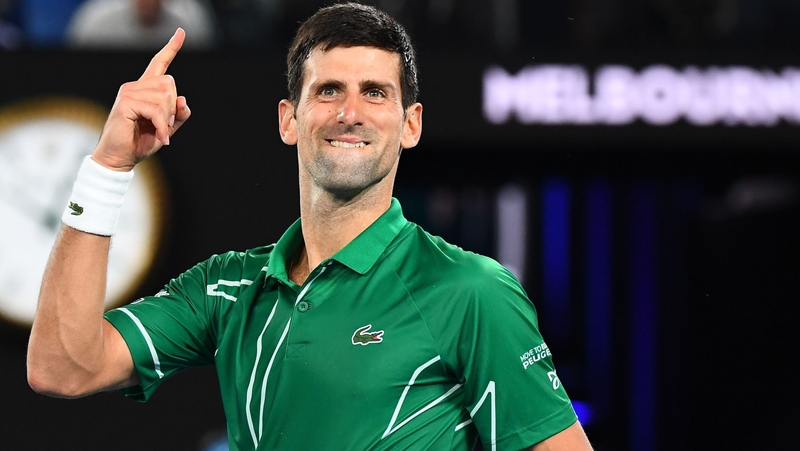 Novak Djokovic was too strong for Roger Federer