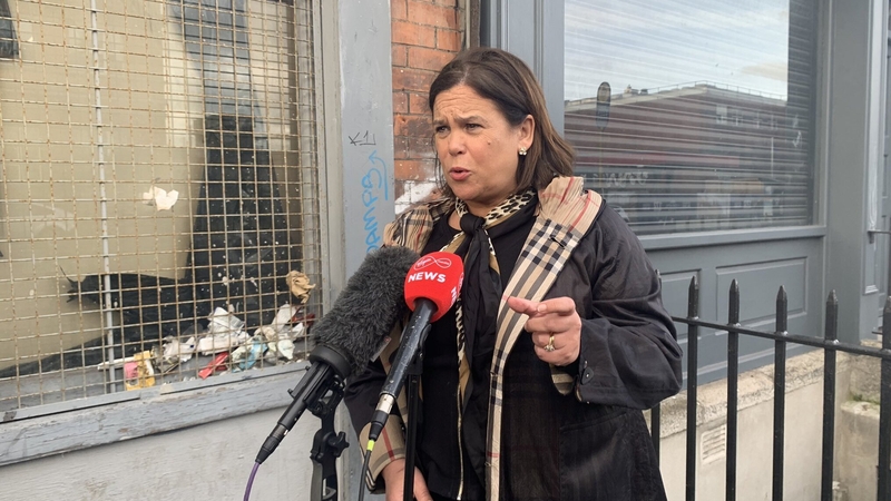 Mary Lou McDonald rejected the Fianna Fáil leader's comments that Sinn Féin was anti-EU