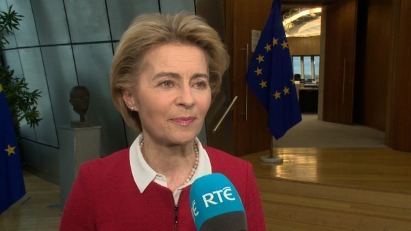 Ursula Von Der Leyen insisted there would need to be checks and controls on goods going between Britain and Northern Ireland