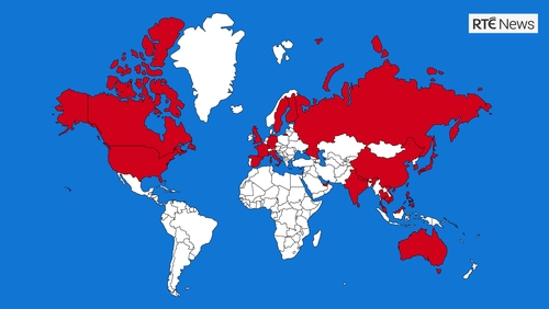 Most of the cases of coronavirus are in Asia