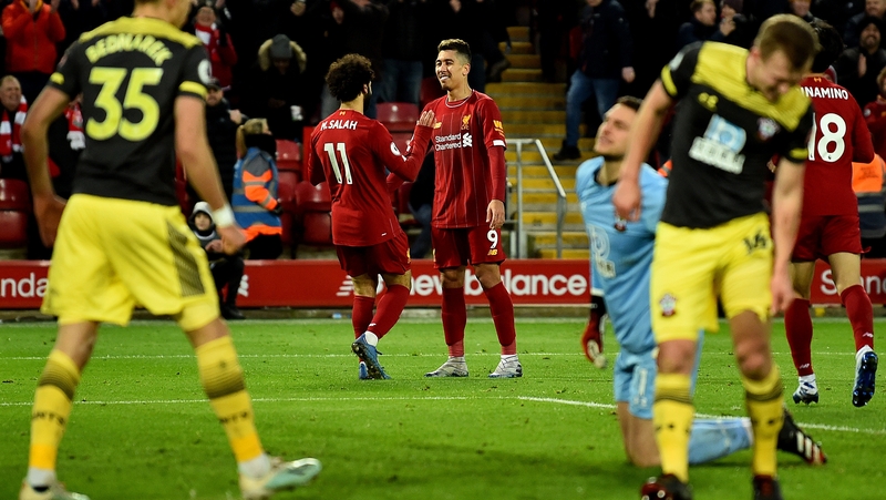 Sothampton were finally put to the sword at Anfield