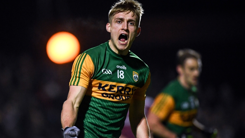 Killian Spillane celebrates his late, decisive goal