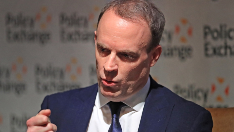 Dominic Raab said he expects the EU to offer a Canada-style trade deal as promised