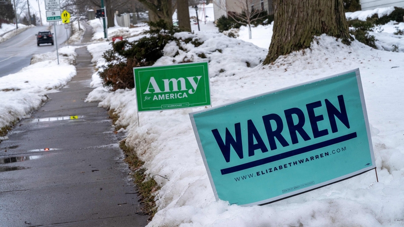 Candidates must contend with freezing temperatures in Iowa