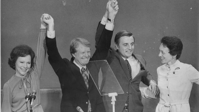 Jimmy Carter at the Democratic National Committee in 1976