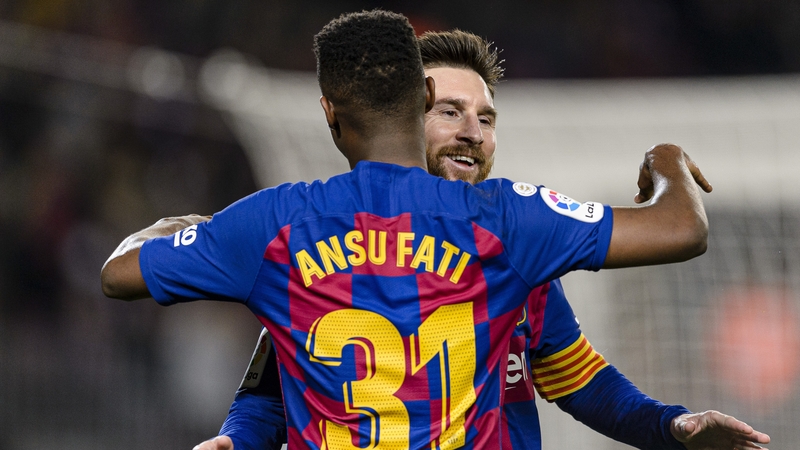 Barcelona will be without Ansu Fati for four months