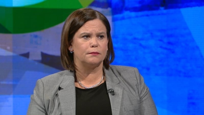 Mary Lou McDonald said she did not believe that it had been said that Paul Quinn was a criminal