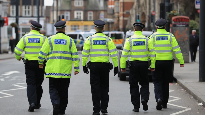 Police cordons remained in place at the scene in Streatham, as forensics officers gathered evidence