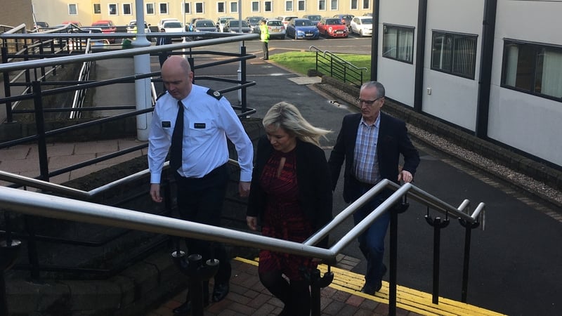 Michelle O'Neill pictured arriving at the event