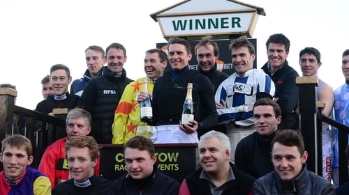 James Banks (centre) after retiring in 2018