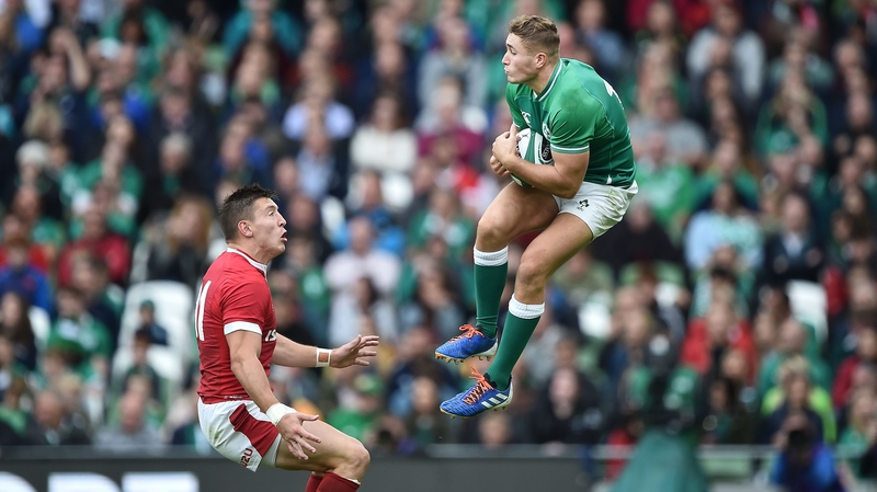 Jordan Larmour will earn his 23rd international cap against Wales this weekend
