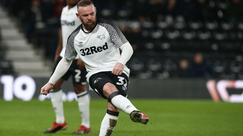 Rooney scored a late penalty to seal Derby's 4-2 FA Cup fourth-round replay victory over Northampton