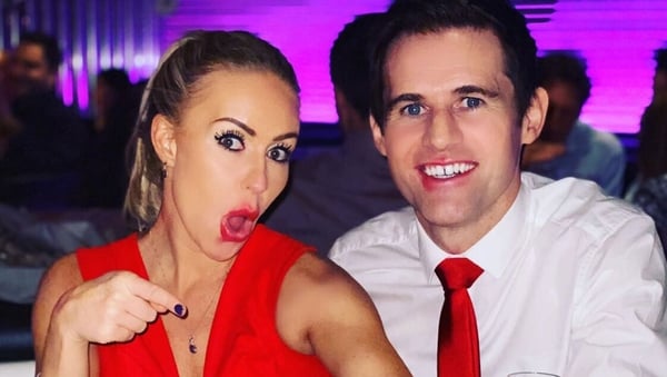 Brianne Delcourt, who is four months pregnant, and Kevin Kilbane