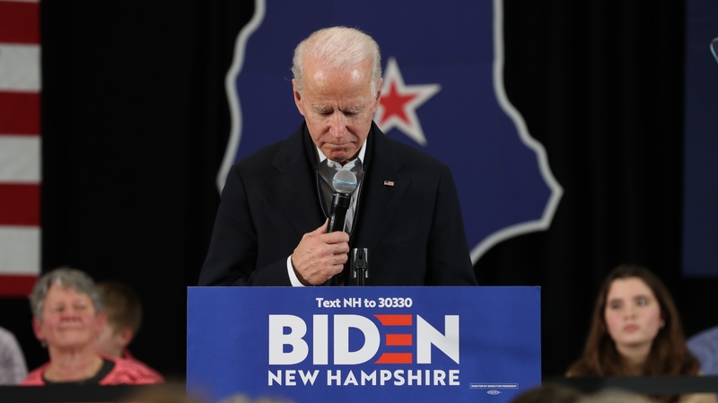Joe Biden came into Iowa's first-in-the-nation nominating contest looking formidable