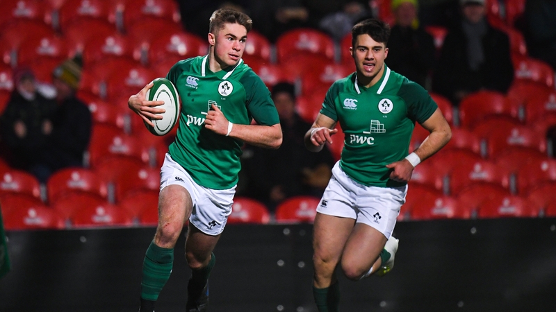 Jack Crowley of Cork Con and Munster enjoyed an outstanding game against Scotland on his Under-20 debut