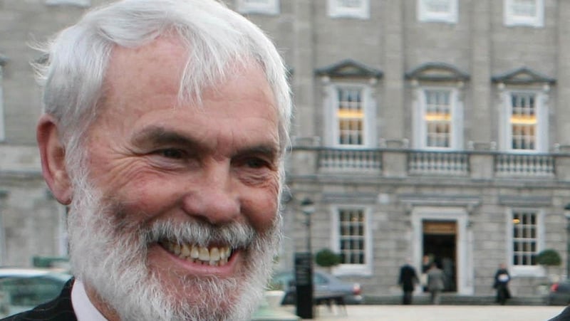 Francie Brolly pictured outside Leinster House in 2007