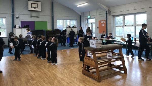 The mock election gave the pupils the opportunity to experience how an election works in real life