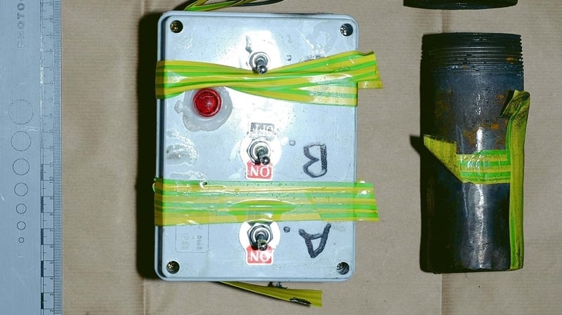 The device was found on the vehicle in the Silverwood Industrial Estate in Lurgan