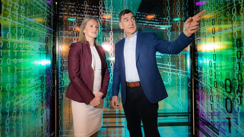Helena O'Dwyer, head of wavespace and Frank O'Dea, Chief Innovation Officer, EY Ireland