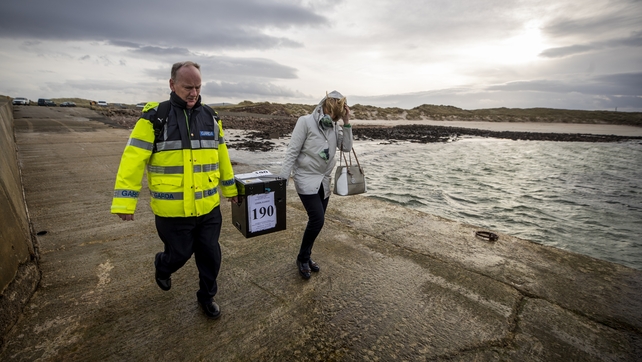 Around 750 people are registered to vote on five islands in Donegal