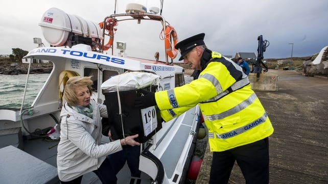 Voting took place on the islands yesterday, including on Gola Island off the coast of Co Donegal