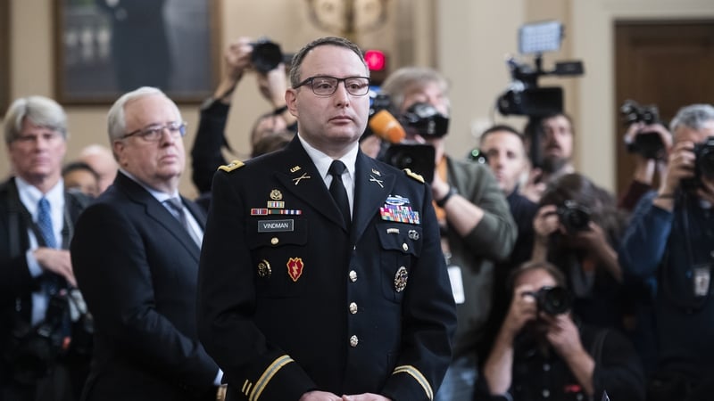 Alexander Vindman was escorted out of the White House yesterday