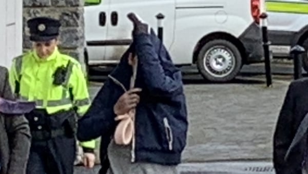 Garrett Smith arriving at Kilkenny District Court