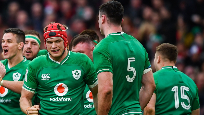 Josh van der Flier scored Ireland's third try
