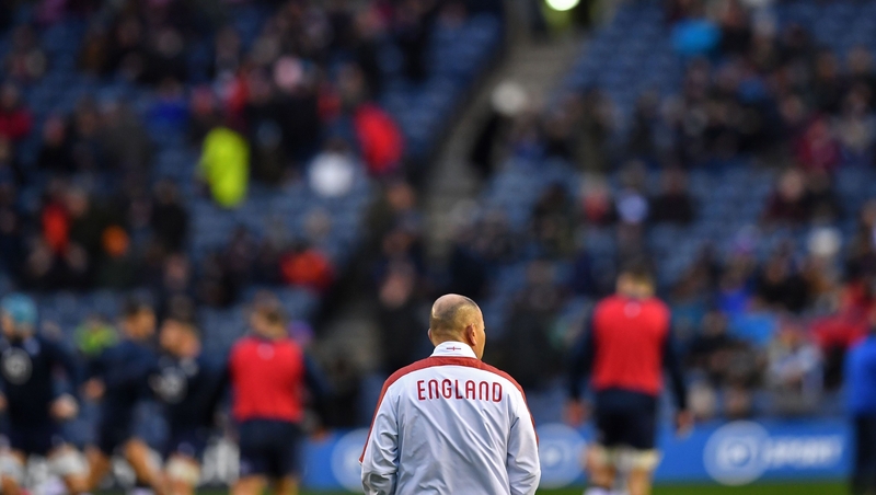 Eddie Jones wasn't impressed with the sounds emanating from the stands