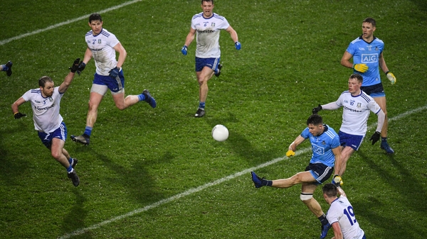 Davy Byrne kicks over the levelling score