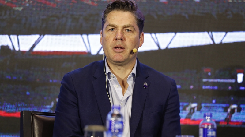 Richard Masters of Premier League speech during Premier League Football Forum in Shanghai, China