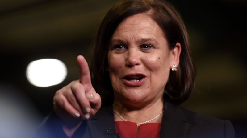 Sinn Féin leader Mary Lou McDonald, her party is at 30% in Business Post/Red C survey - a high point since the series of polls began in 2003