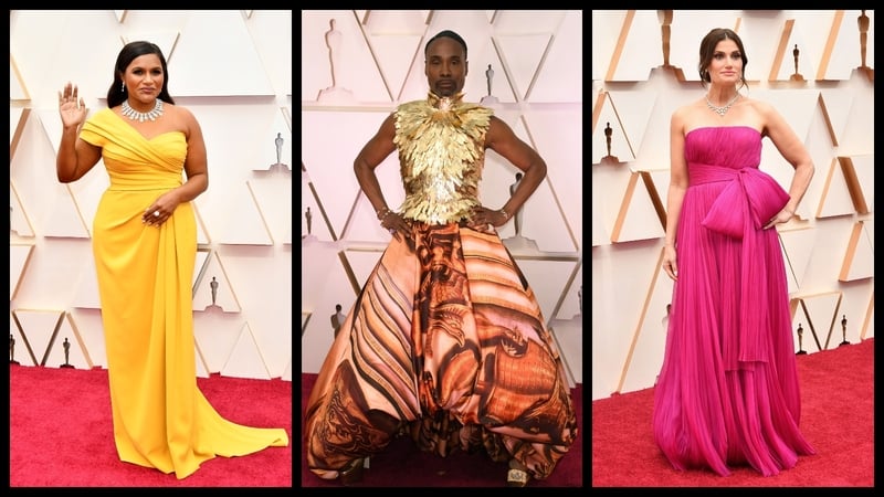 Every year we see multiple stars dress as an Oscar statuette themselves, but this year bright saturated colours and shades of pink were just as popular on the red carpet.