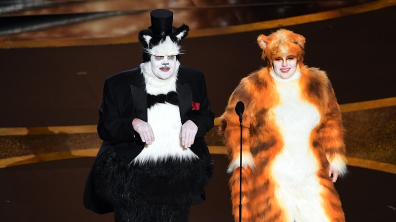 James Corden and Rebel Wilson