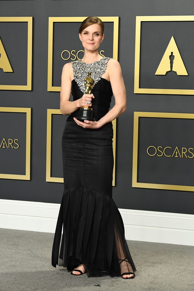 Hildur Guðnadóttir, winner of the Orignal Score award for Joker