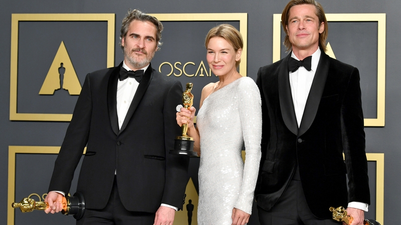 What a night for Joaquin Phoenix, Renée Zellweger and Brad Pitt