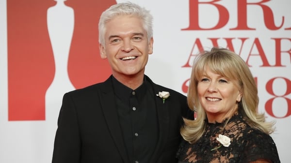 Phillip Schofield pictured with his wife of 27 years Stephanie Lowe