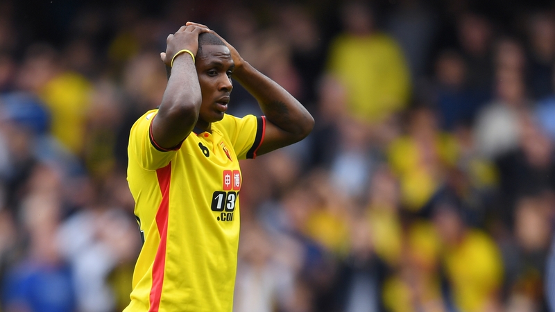 Odion Ighalo is awaiting his Manchester United debut