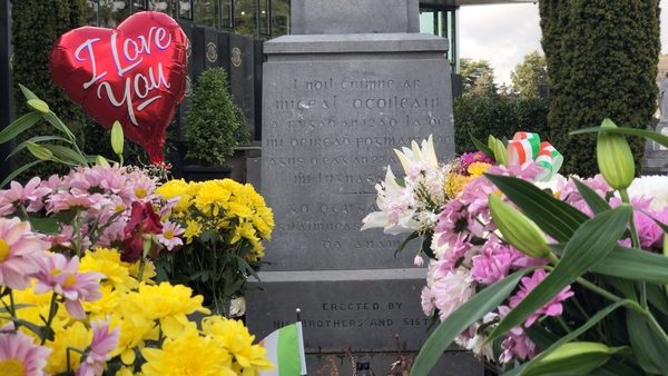 Michael Collins grave at Glasnevin Cemetery
